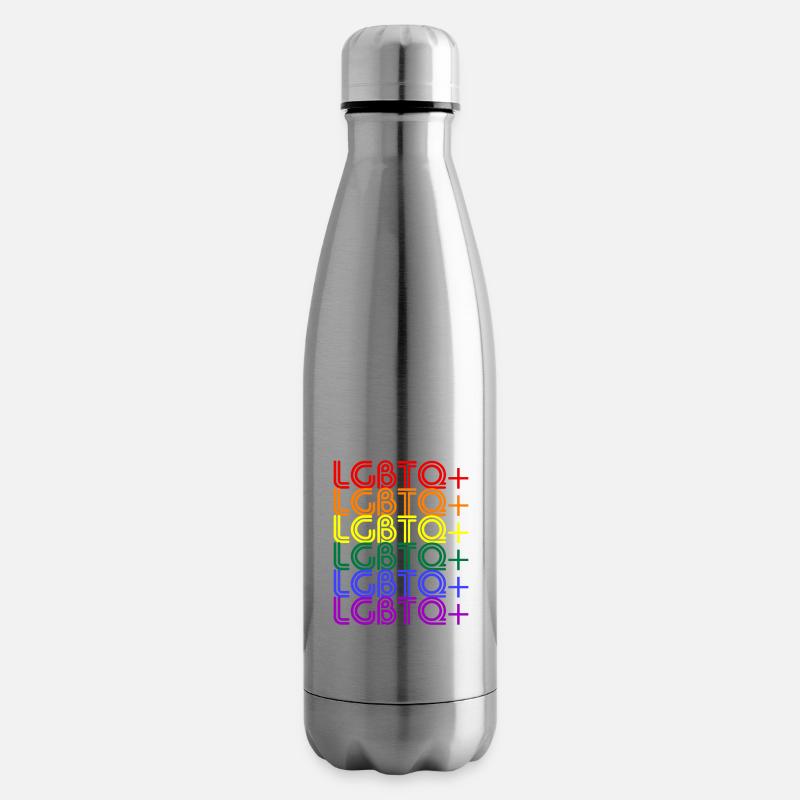 LGBTQ+ - Isolierflasche - Lightsilver