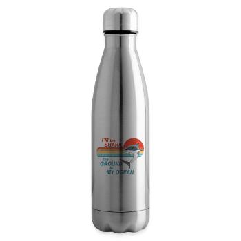 BJJ Jiu Jitsu Hai - Insulated Water Bottle - silver - Right