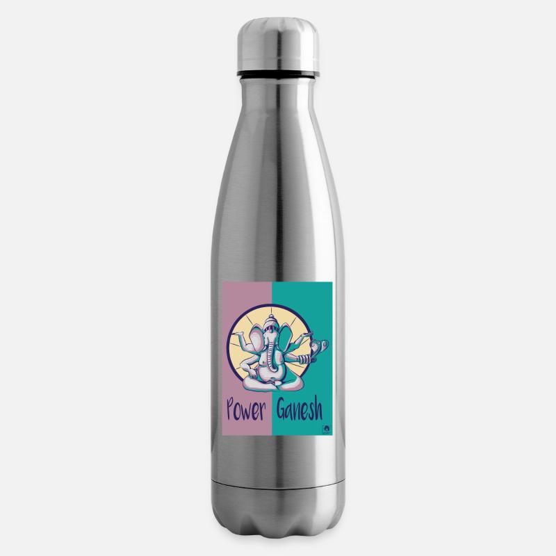 Power Ganesh - Insulated Water Bottle - silver