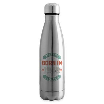Vintage born in 1948 - Insulated Water Bottle - silver - Right