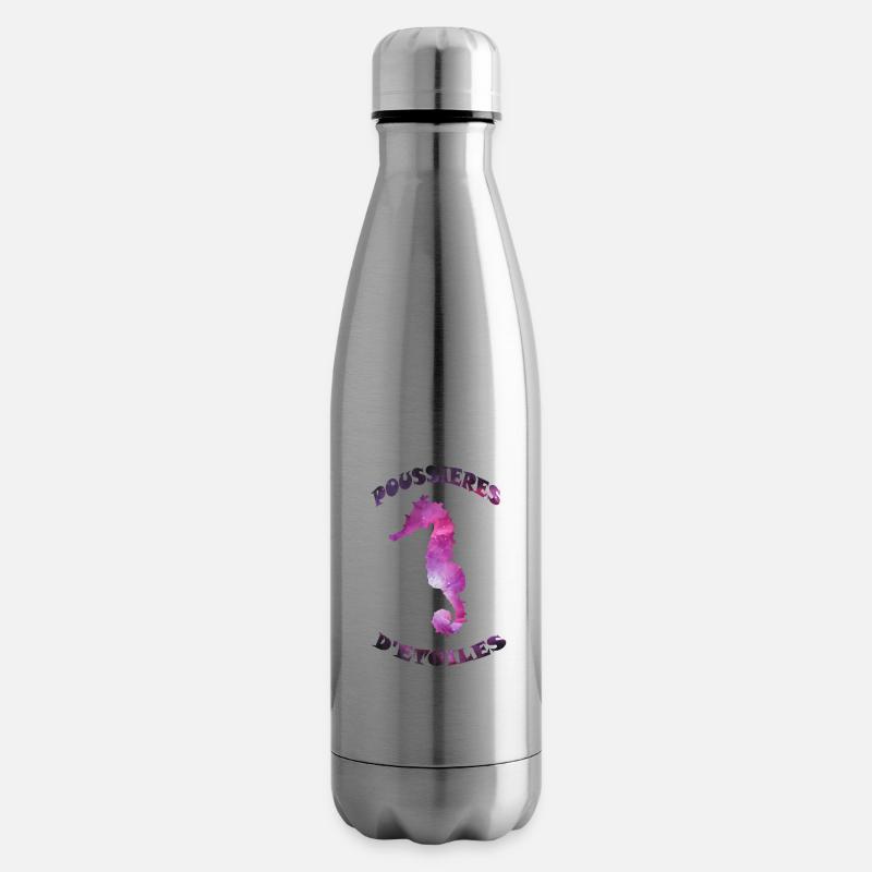 hyppocampe - Bouteille isotherme - argent clair