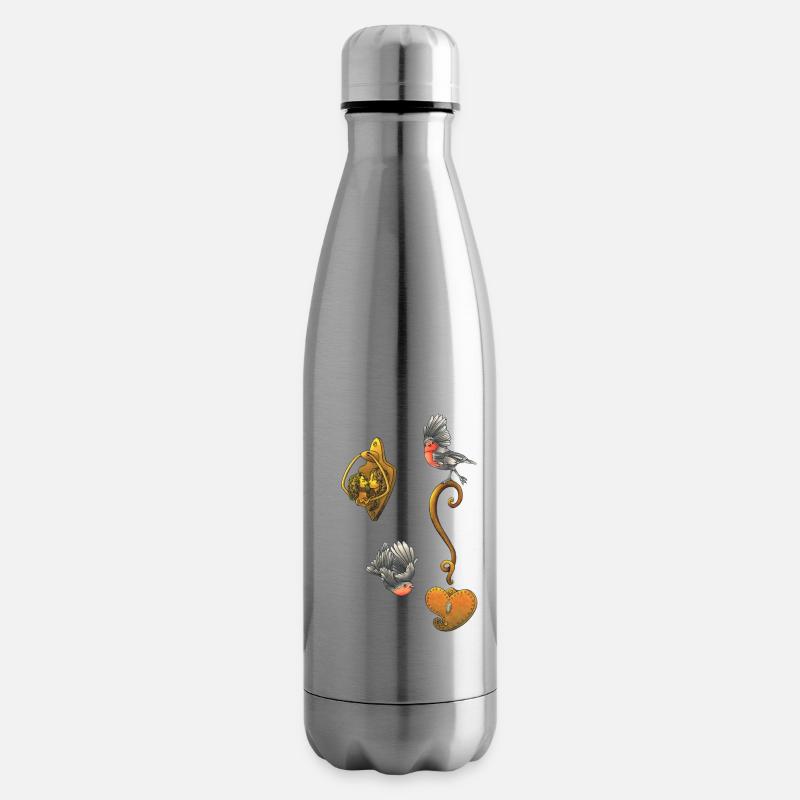 Herz-Schlosser - Isolierflasche - Lightsilver