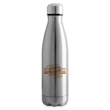 Best Of 1987 Vintage Retro Kassette - Isolierflasche - Lightsilver - Rechts