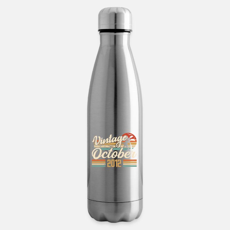 Octobre 2012 Cadeau Anniversaire - 2012 - Bouteille isotherme - argent clair