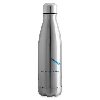 Pas besoin de cheveux avec ce corps de rêve - Bouteille isotherme - argent clair - Droite