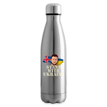 Island Stand with Ukraine - Isolierflasche - Lightsilver - Rechts