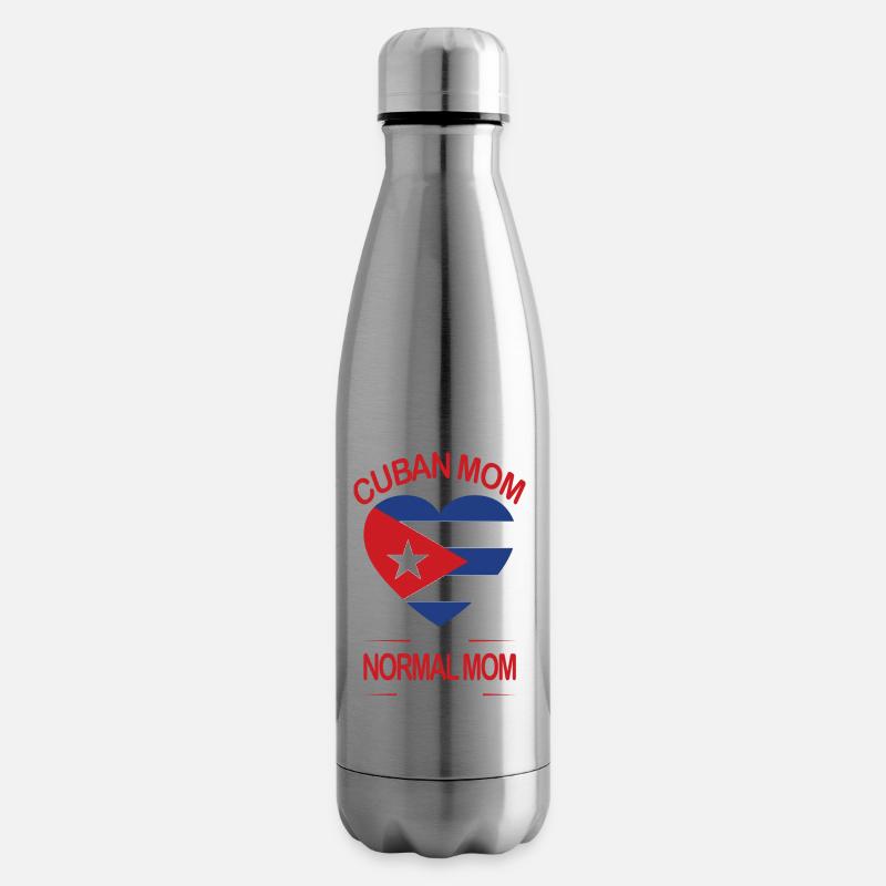 Kuba Flagge - Isolierflasche - Lightsilver