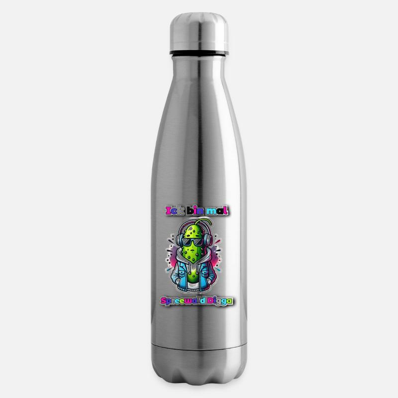 Je suis mal - Bouteille isotherme - argent clair