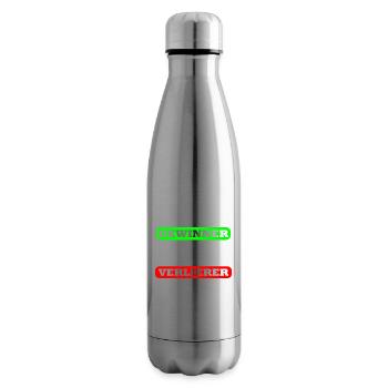 So sehen Gewinner aus Spruch Shirt Design Geschenk - Isolierflasche - Lightsilver - Rechts