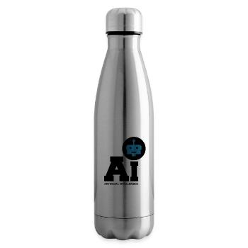 Artificial Intelligence - Künstliche Intelligenz - Isolierflasche - Lightsilver - Rechts