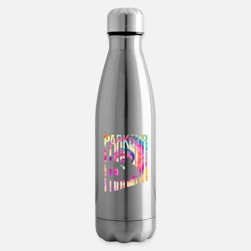 Parkour Retro - Isolierflasche - Lightsilver