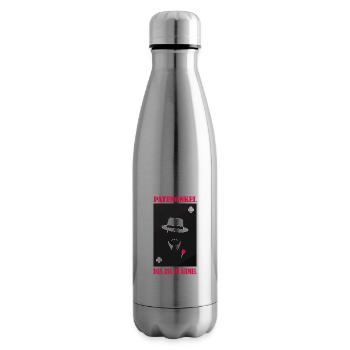 Gentlemen Godfather Godfather Sponsorship Uncle Godchild - Insulated Water Bottle - silver - Right