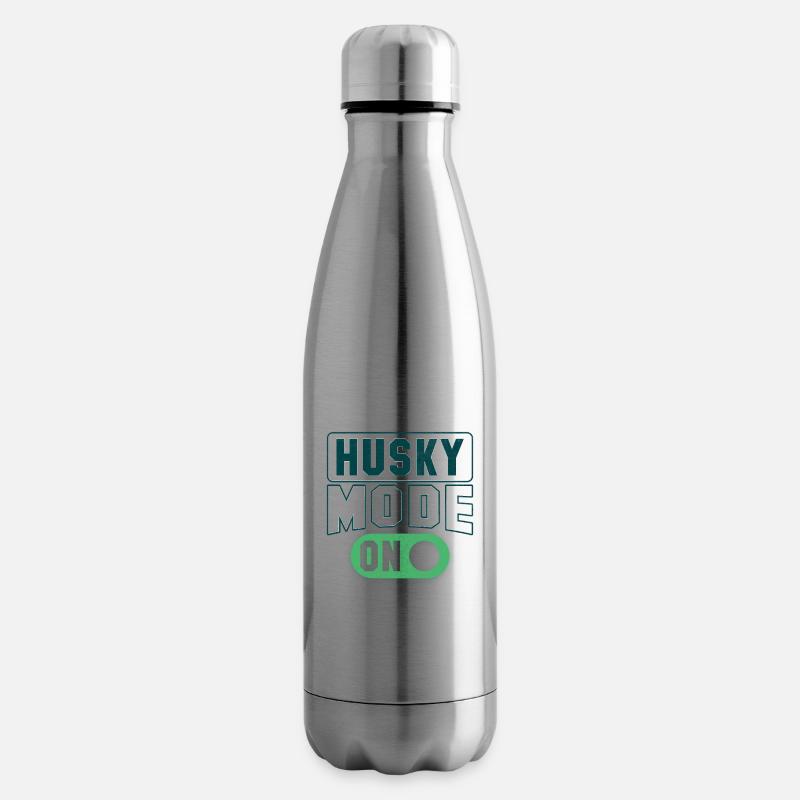 Husky mode on - Isolierflasche - Lightsilver