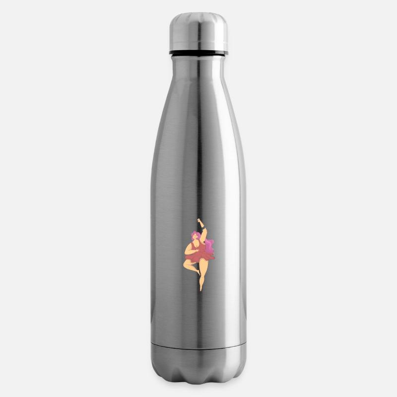 Stop body shaming body-shaming - Isolierflasche - Lightsilver