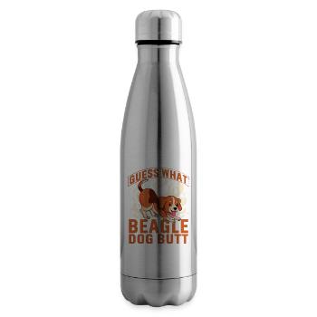 Guess what Beagle Dog Butt - Isolierflasche - Lightsilver - Rechts