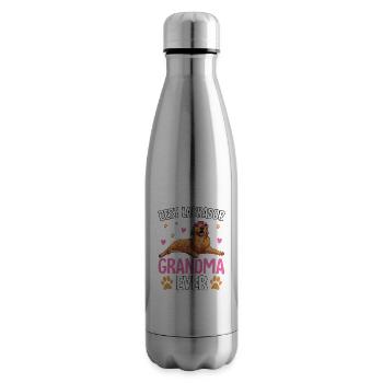 MEILLEURE GRAND-MÈRE LABRADOR DE TOUS LES TEMPS - Bouteille isotherme - argent clair - Droite
