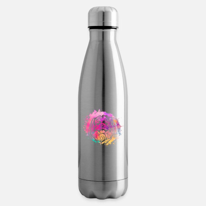 Shih Tzu - Bouteille isotherme - argent clair