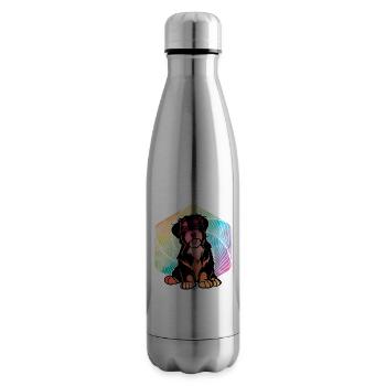 Rétro havanais - Bouteille isotherme - argent clair - Droite