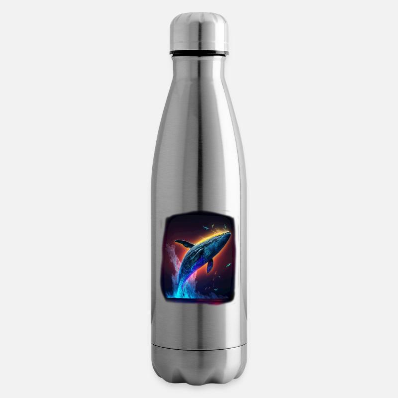 Blauwal - Isolierflasche - Lightsilver