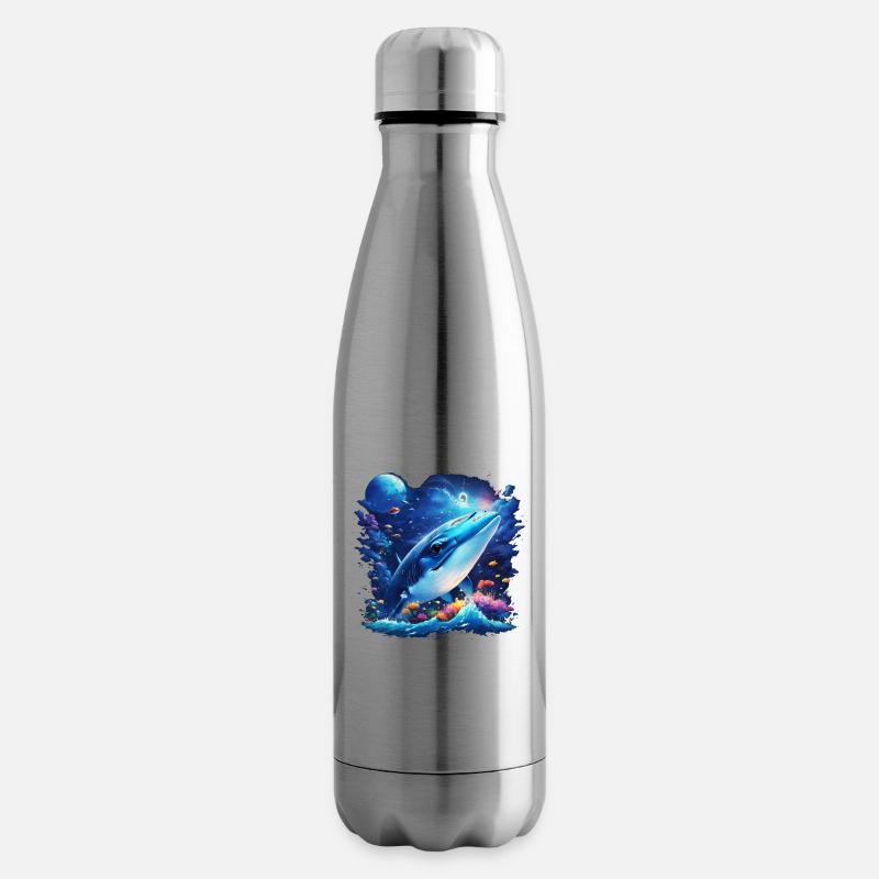 Blauwal - Isolierflasche - Lightsilver