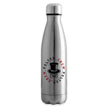 Polter Crew Engagement Wedding - Insulated Water Bottle - silver - Right