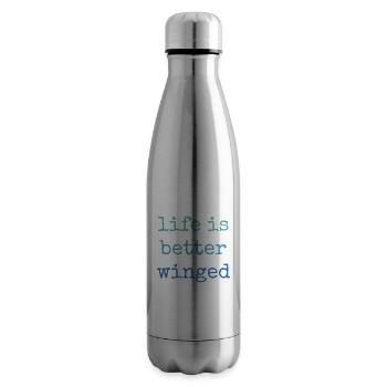 Wing Foil Wingsurfing Foil Wing - Insulated Water Bottle - silver - Right