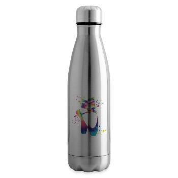 Ballettschuhe Tänzerin Frau Ballerina - Isolierflasche - Lightsilver - Rechts