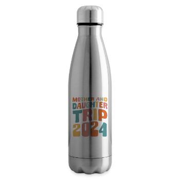Mother And Daughter Trip 2024 - Insulated Water Bottle - silver - Right