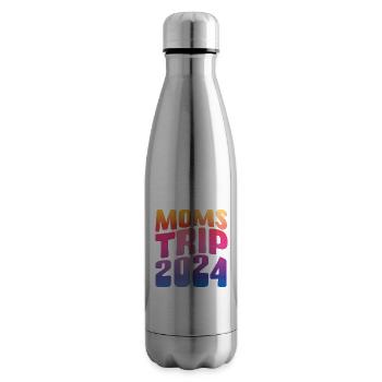 Voyage des mamans 2024 - Bouteille isotherme - argent clair - Droite
