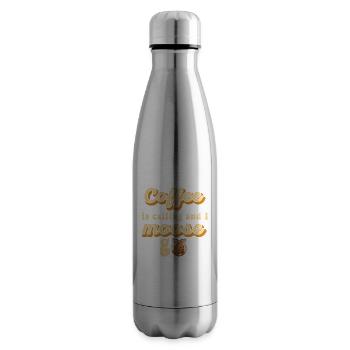 Coffee Is Calling And I Moose Go Elch - Isolierflasche - Lightsilver - Rechts