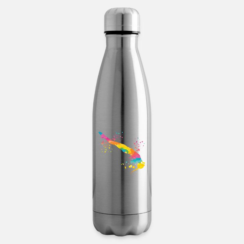 Turmspringen Synchronspringen Kunstspringen - Isolierflasche - Lightsilver