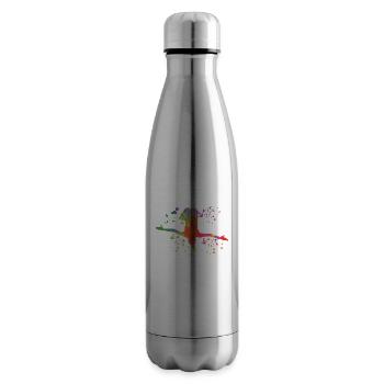 Diving, Synchronized Diving, Artistic Jumping - Insulated Water Bottle - silver - Right