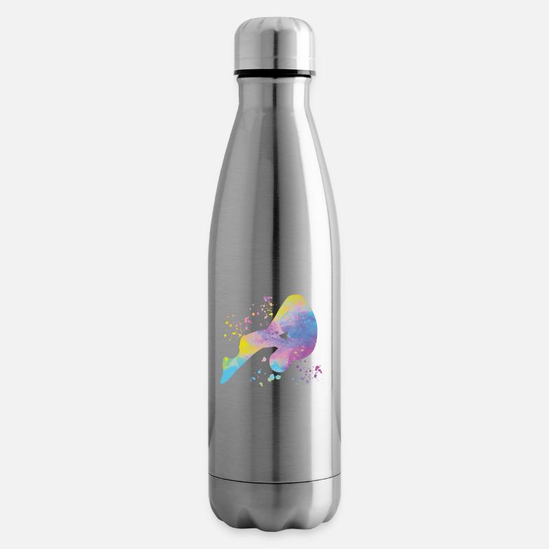Turmspringen Synchronspringen Kunstspringen - Isolierflasche - Lightsilver