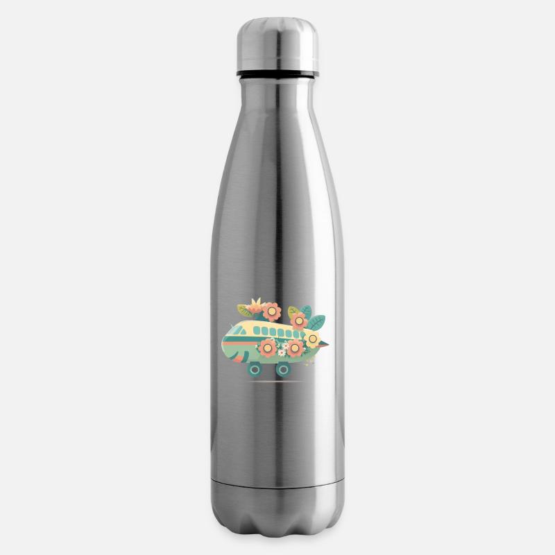 Good Mood Flyer 1 - Insulated Water Bottle - silver