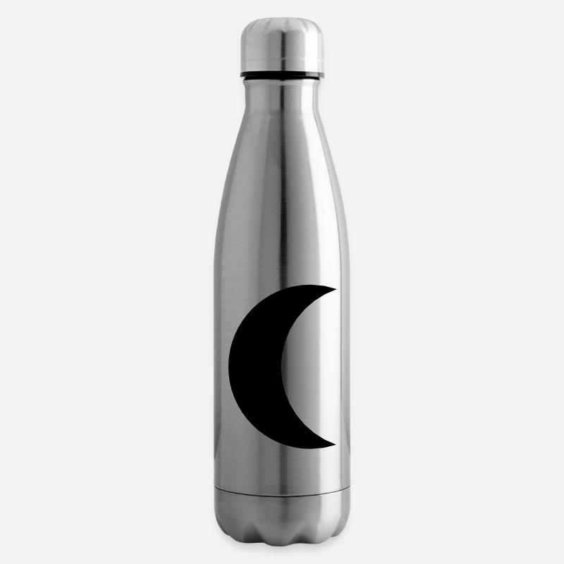 moon - Insulated Water Bottle - silver