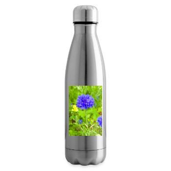 bluebottle also cornflower Kornblume Zyane - Isolierflasche - Lightsilver - Rechts
