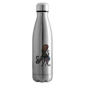 Octopus Squid - Insulated Water Bottle - silver - Right