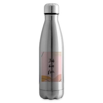 Ich bin frei. Affirmation. 01-03-a15 - Isolierflasche - Lightsilver - Rechts