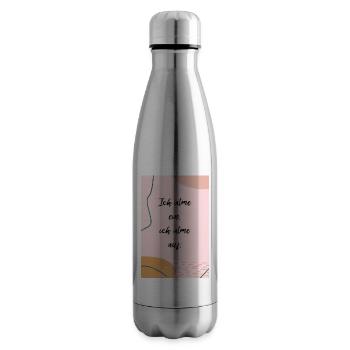 Ich atme ein, ich atme aus. Affirmation 01-01-a05 - Isolierflasche - Lightsilver - Rechts