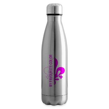 Meine Lieblingsfarbe, mein Lila - Isolierflasche - Lightsilver - Rechts