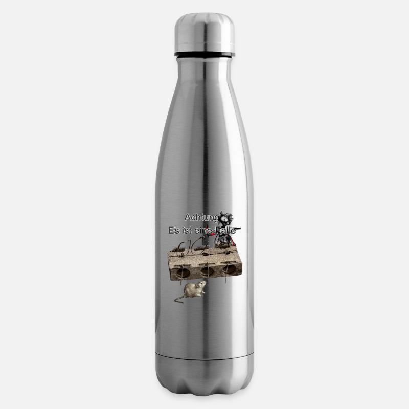 Achtung Fallen. - Isolierflasche - Lightsilver