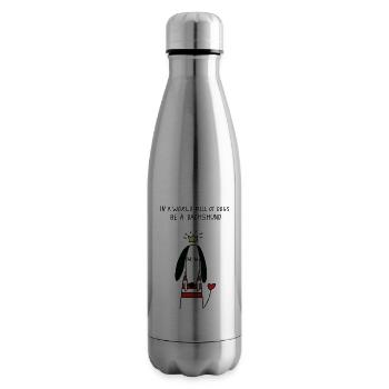 DACKEL DACHSHUND TECKEL DACKELLIEBE DAGGEL - Isolierflasche - Lightsilver - Rechts