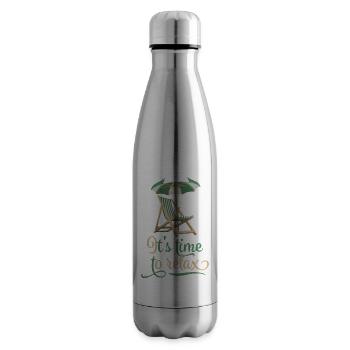 relax - Bouteille isotherme - argent clair - Droite