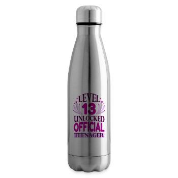 Teen Birthday Level 13 freigeschaltet - Isolierflasche - Lightsilver - Rechts