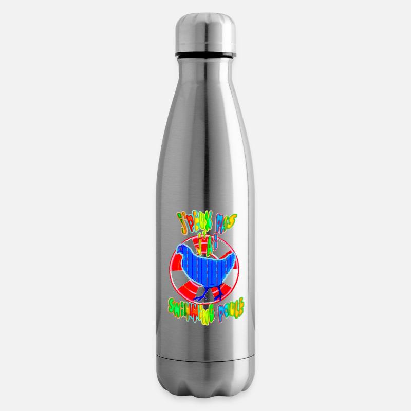 J'peux pas, cocotte - Bouteille isotherme - argent clair