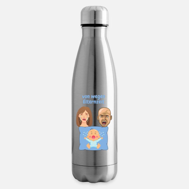 von wegen Elternzeit - Isolierflasche - Lightsilver
