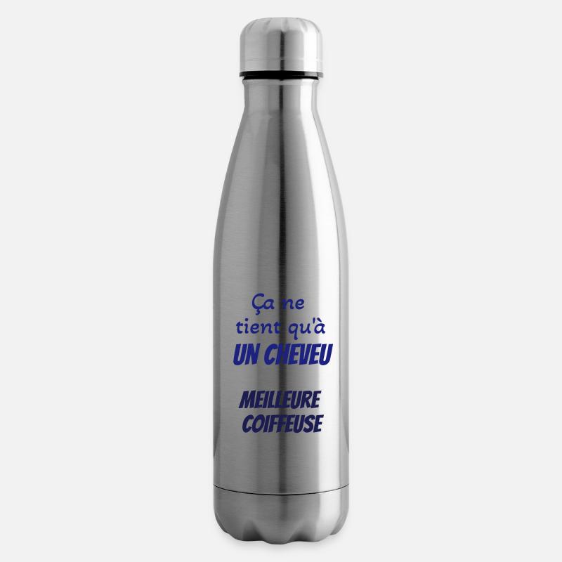 T shirt coiffeuse - Bouteille isotherme - argent clair