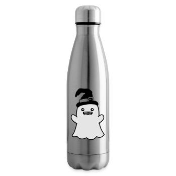 Drôle de fantôme - Bouteille isotherme - argent clair - Droite