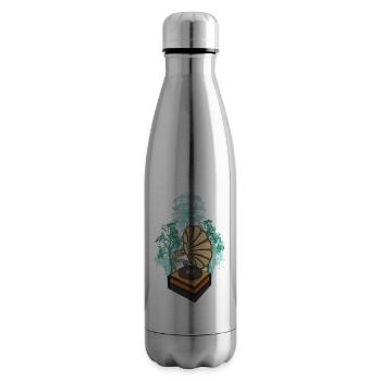 gramophone of nature - Insulated Water Bottle - silver - Right