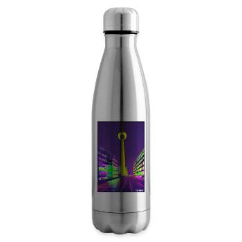 Berlin Berlin TV Tower City Landmark - Insulated Water Bottle - silver - Right